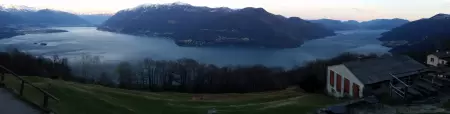 Ein Besuch im Restaurant Borei in Brissago ist ein absolutes Muss, das Bild zeigt ein atemberaubender Ausblick auf den Lago Maggiore.
